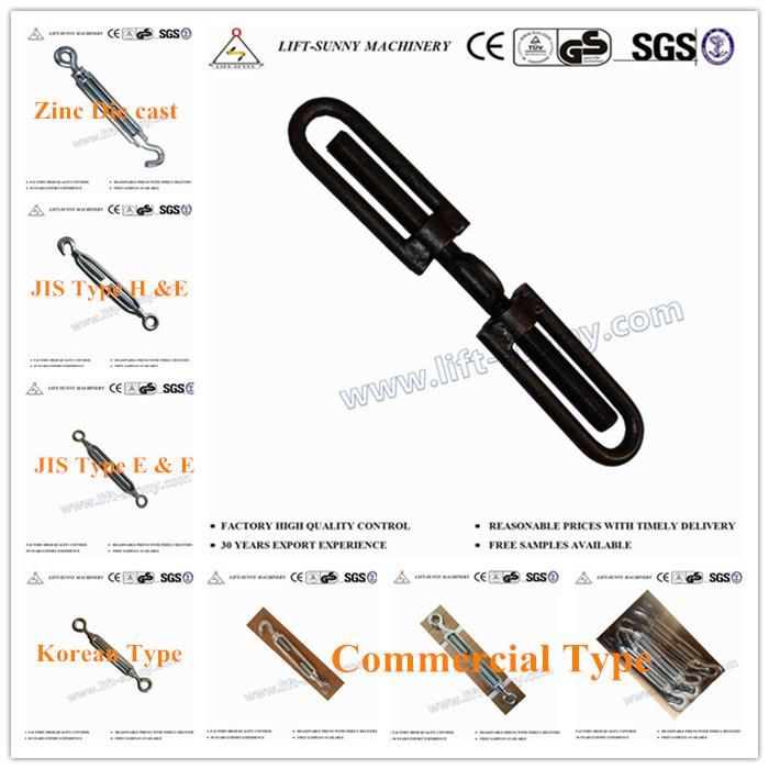 5/8" Turnbuckles Forged Steel Hook Hook JIS Frame Type Turnbuckles