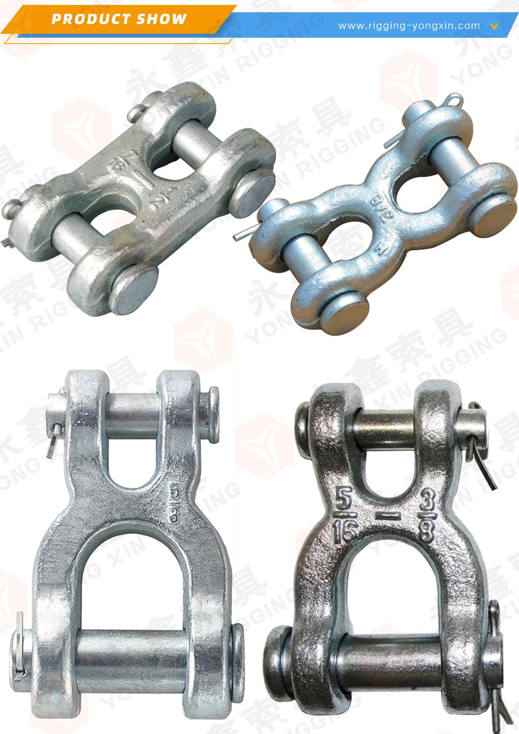 New Arrival Forged Chain Fitting H-Type Connecting Double Twin Clevis Links S Rigging Hardware