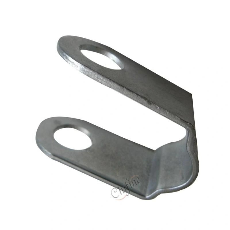 White Zinc Metal Stamping Parts Bracket