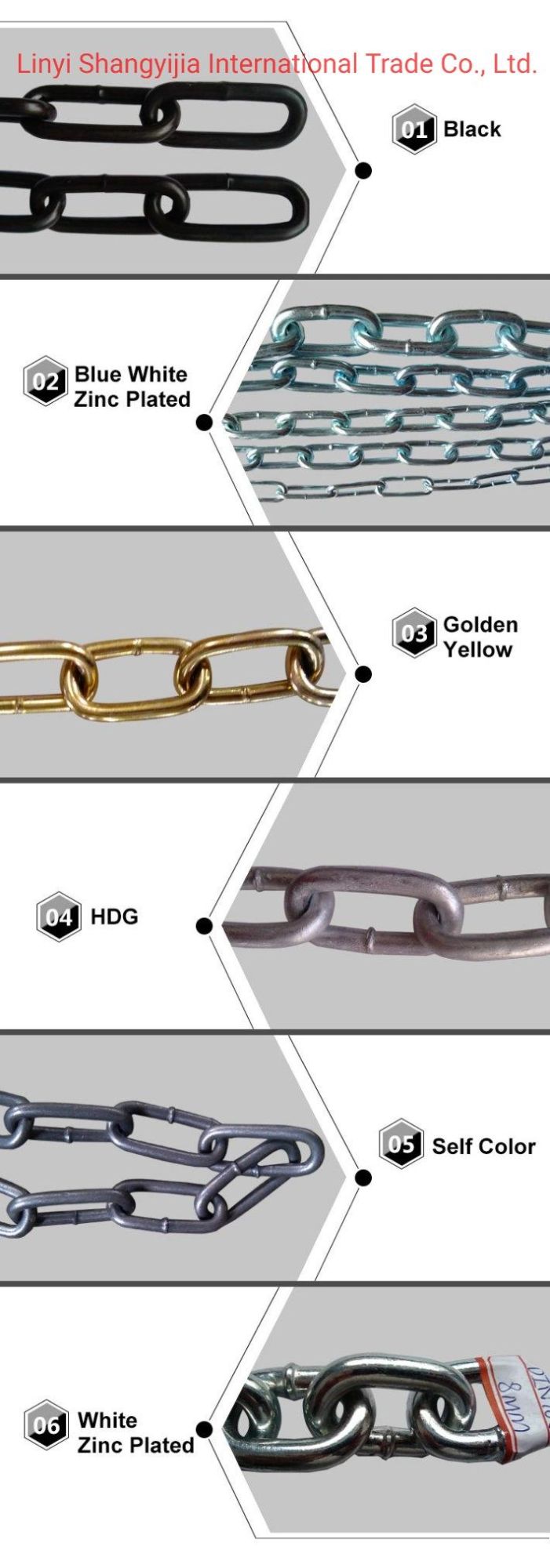 Korean Standard Hot DIP Galvanized Chain