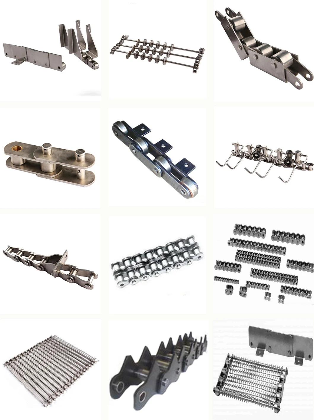 High Quality Stainless Steel Double Pitch Precision Attachments A1 & A2 & K1 & K2 Roller Chain Double Pitch Conveyor Chain