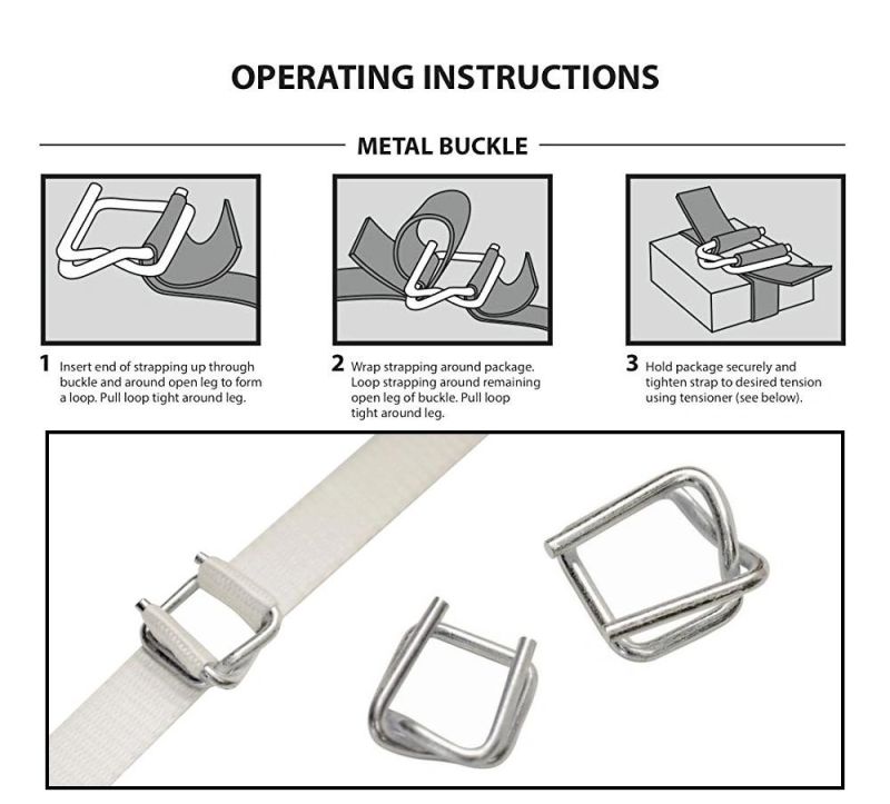 13mm Galvanized Metal Wire Buckles for Strapping