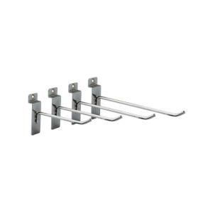 China Supplier Shop Display Fitting 6 Single Prong Slatwall Hook