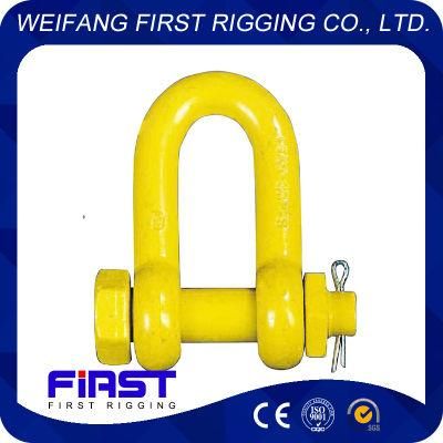 Low Price Carbon Steel Large D Shackle with Nut for European
