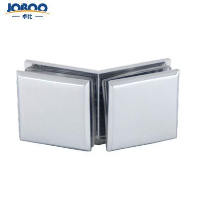 High Quality 135 Degree Frameless Shower Screen Glass to Glass Panel Mounting Fixing Clips Brackets for Bathroom