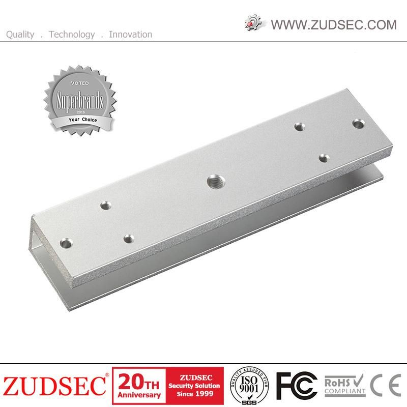 Best Price High Strength Aluminum 280kgs 10-15mm Frameless Glass Door U Bracket for Magnetic Lock Types