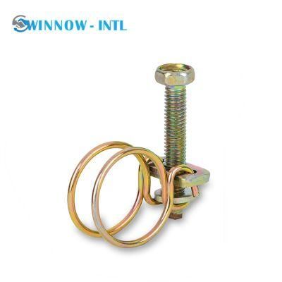 Double Wire Type Clamp PVC Tubing Hose Clamp