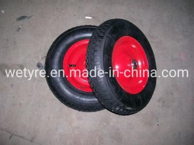 400mm Popular Utility Good Quality Pneumatic Rubber Wheel for The Middle East Market (4.00-8)