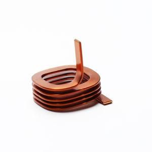 Heli Spring Custom Enameled Copper Rectangular Wire Coils for Permanent Magnet Motor Coilsflat Copper Coils