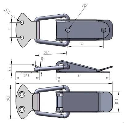 Toggle Latch Online Shop Hot Sale Industrial Cabinet Draw Toggle Latch Lock