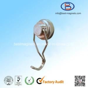 Original Factory of Magnetic Pot Magnet with Hook