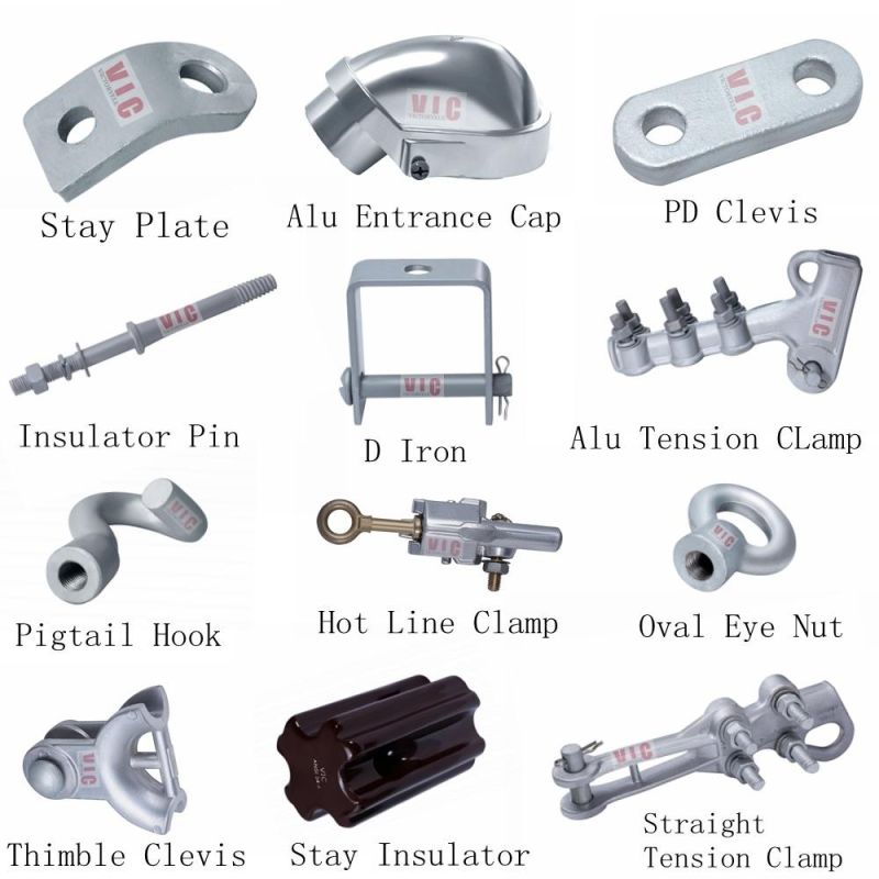 Galvanized Thimble Clevis for Pole Line Hardware