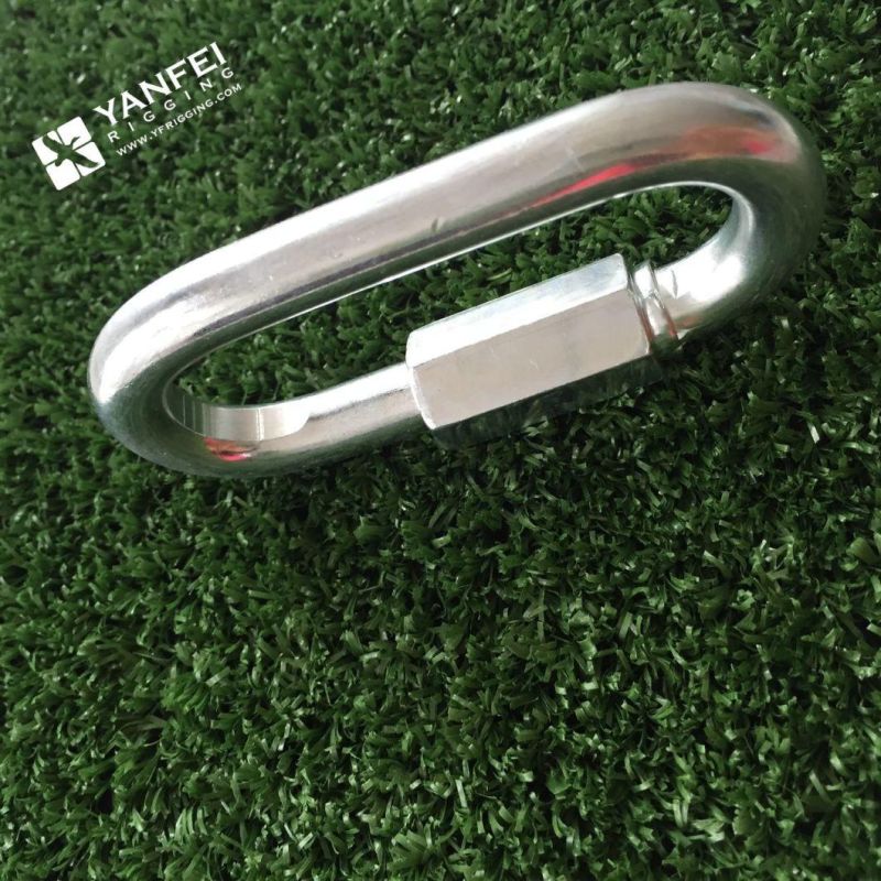 Zinc Plated Carabiner Hook/Quick Link