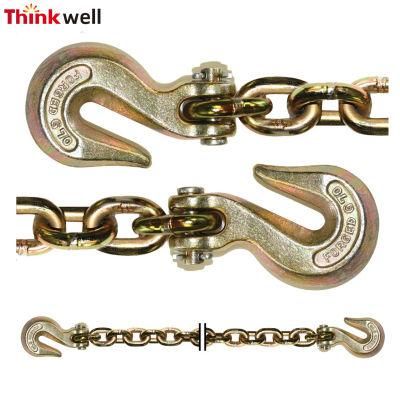 Heavy Duty Cargo Transport Lashing Chain with Hooks