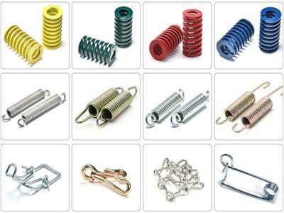 High Quality High Temperature Resistance Coil Spring Hardware Heavy Duty Load Press Helical Compression Green Die Spring for Mol