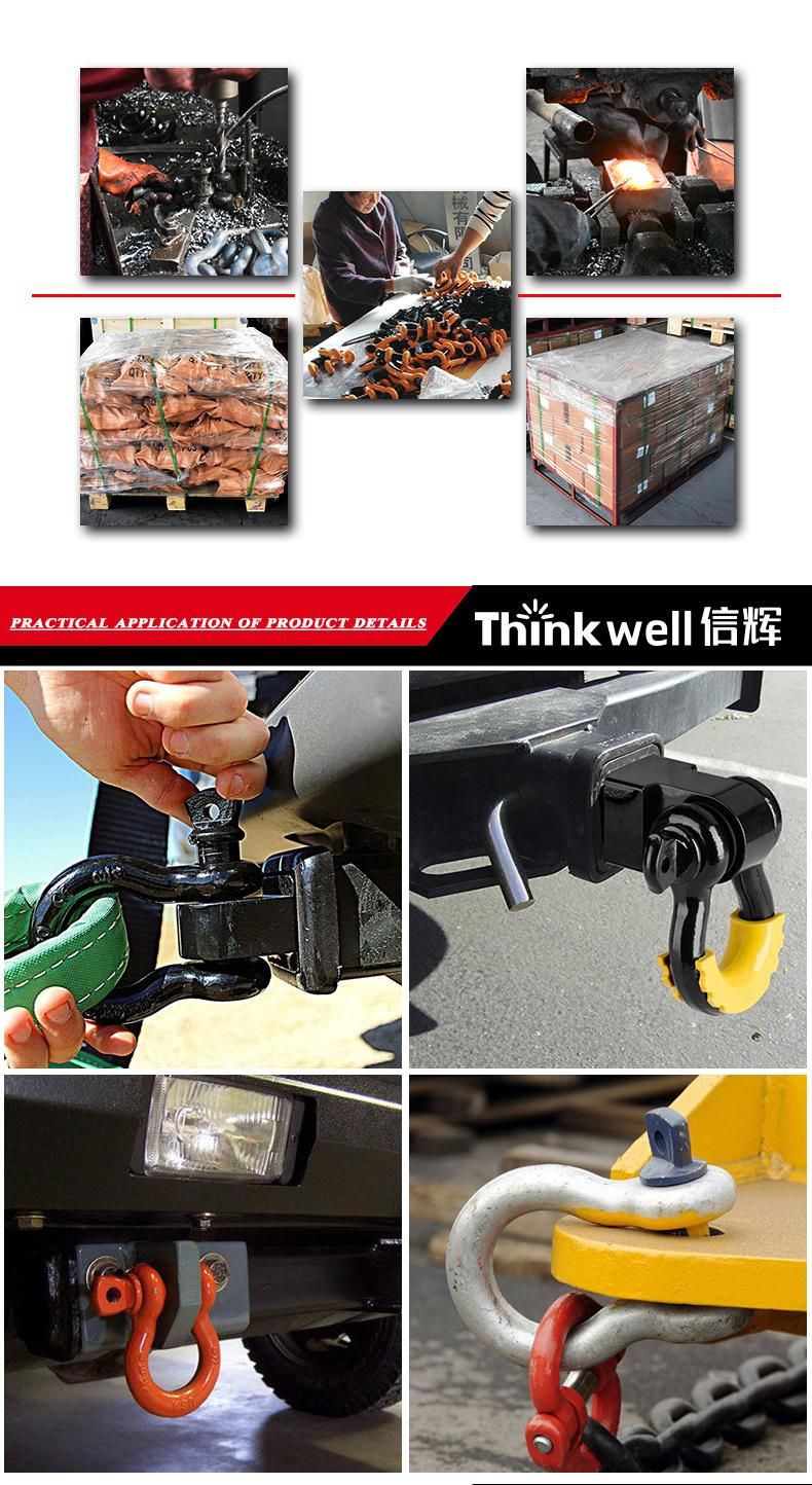 Us Type Forged Steel G2130 Bolt Type Shackle
