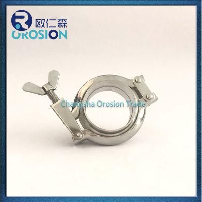 Sanitary Stainless Steel Tri Clamp Double Pin Clamp