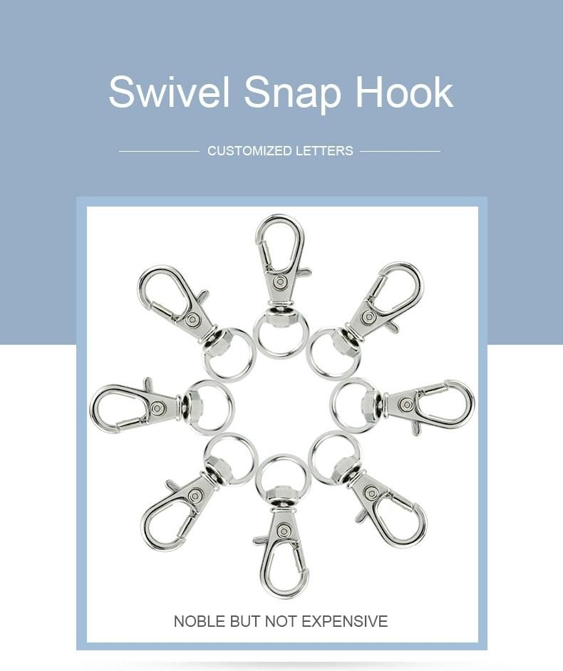 Wholesale Metal Silver Spring Clip Snap Dog Hook for Key Chain