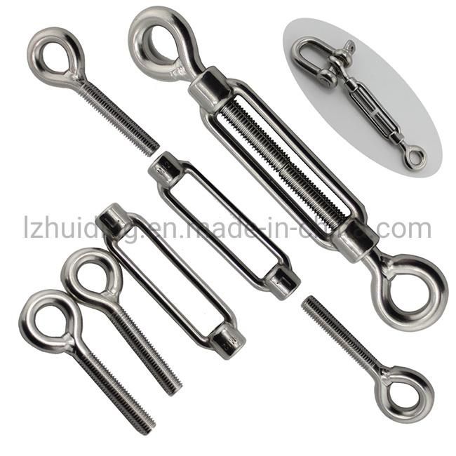 Stainless Steel Eye and Eye Turnbuckle Sizes