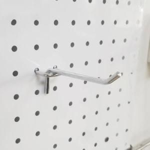 250mm Metal Chrome Supermarket Display Peg Board Hook