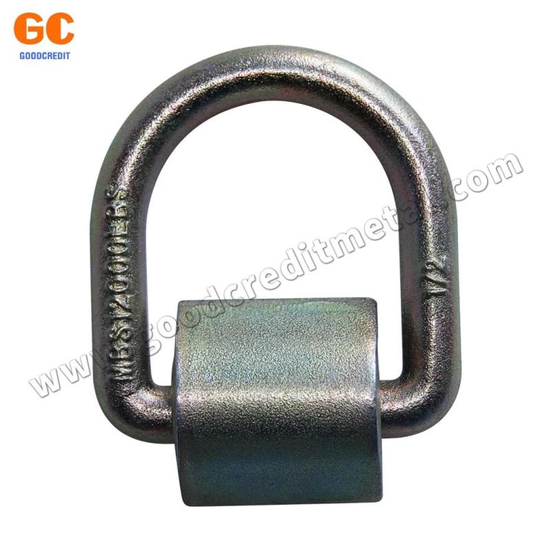 Heavy Duty Forged D Ring with Welded Clip