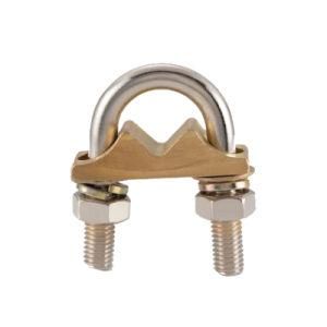 Brass Earthing System U Bolt Rod Clamp