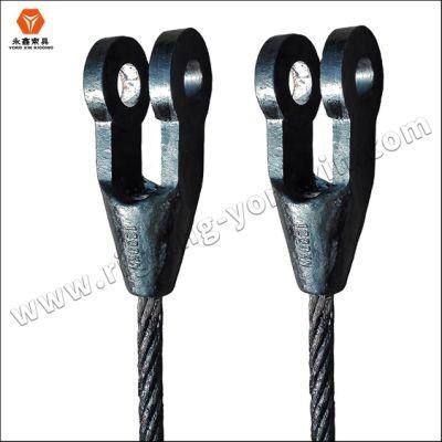 Us Type Wire Rope Sling Grooved Open Spelter Sockets Wire Rope Wedge Sockets