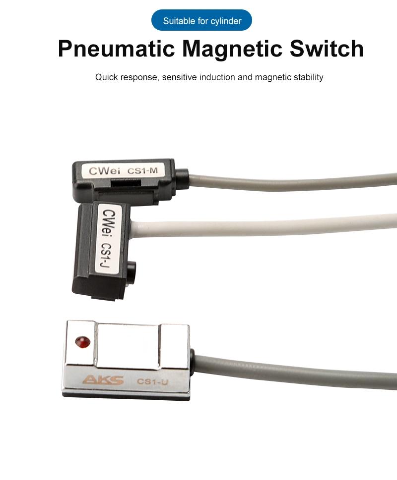 Magnetic Switch Pneumatic Cylinder CS1-J/M/U Magnetic Reed Switch Sensor Proximity Switch Limit Induction Switch