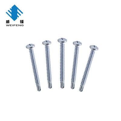 DIN7504 Galvanized Pan Head Phillip Drive Self Drilling Screw