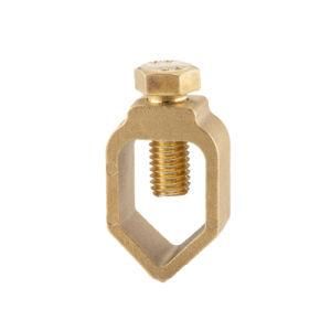 1/2&quot; Copper Earthing Ground Rod Clamp Cable to Earth Rod Bonding Connector