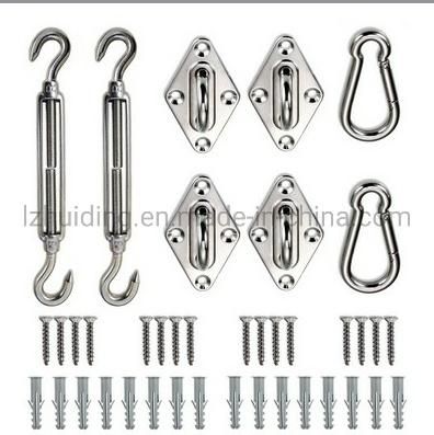 Turnbuckle with Hook High Quality Rigging Stainless Steel 304 Turnbuckle with Hook and Hook