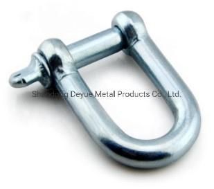 Large Adjustable Drop Forged Trawling Chain Dee D Shackles with Square Head Screw Pin