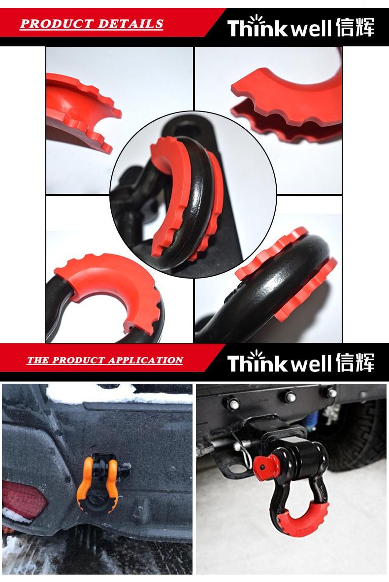 G209 Bow Shaped Screw Pin Anchor Shackle with Isolator