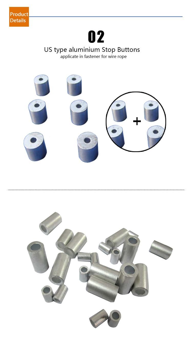 Us Type Aluminum Stop Buttons