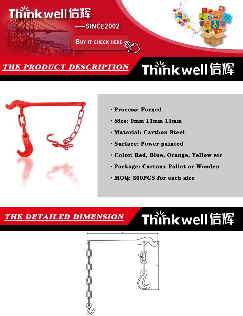 Forged Powder Coated Lashing Tension Lever Load Binder