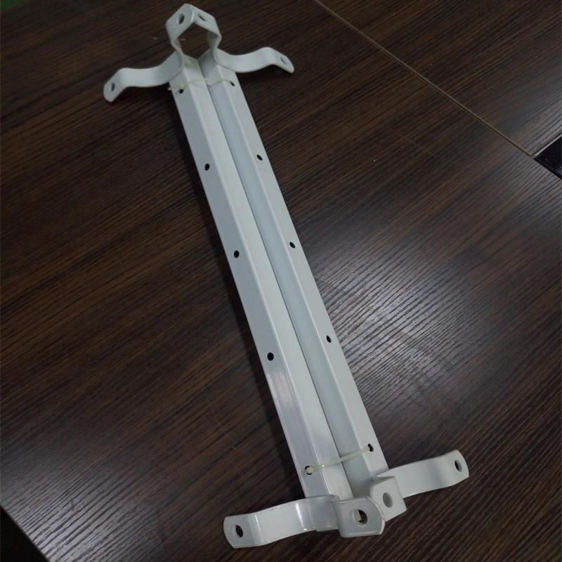 White Laundry Angled Rack Shelf Bracket