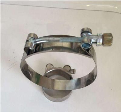 SS304 /SS316 T Bolt Heavy Duty Stainless Steel Hose Clamps