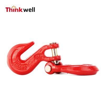Red Alloy Steel G70 330 Clevis Grab Hook