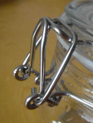 Customized Glass Can Buckle Metal Accessories Metal Wire Fasteners