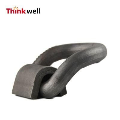 Forged Galvanized Lashing D Rings with Brackets