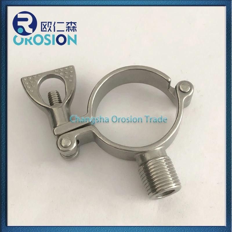 Stainless Steel Food Grade Pipe Clamped Holder