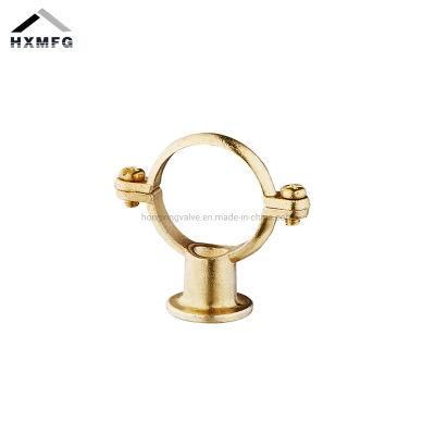 Dual Tapped M8+M10 Thread Brass Pipe Clip