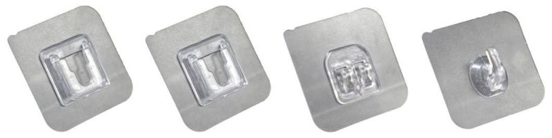 Strong Self Adhesive Wall Plastic Door Hook Hanger Adhesive Hooks for Clothes