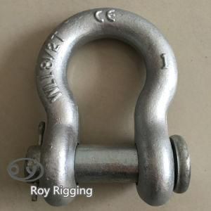 Us Type Bow Shape Anchor Shackle with Round Pin