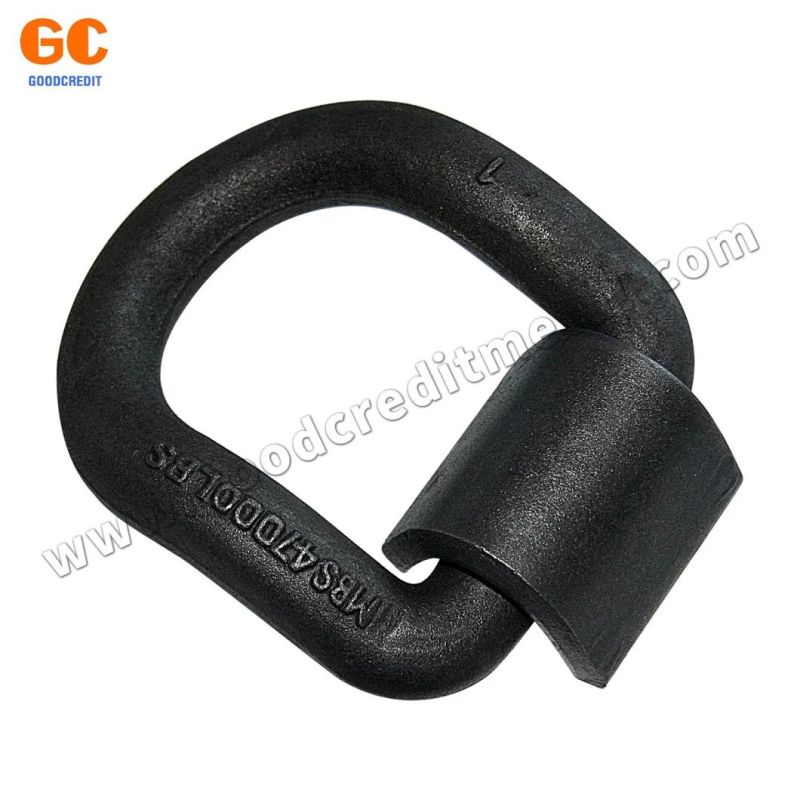 Heavy Duty Forged D Ring with Welded Clip