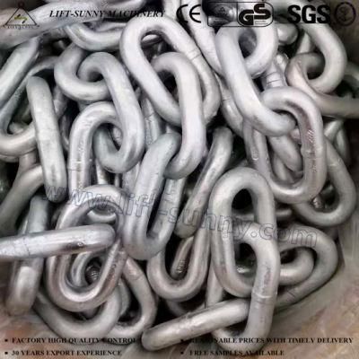 G80 Dock Fender Steel Chain Lashing Chain Long Link Chain