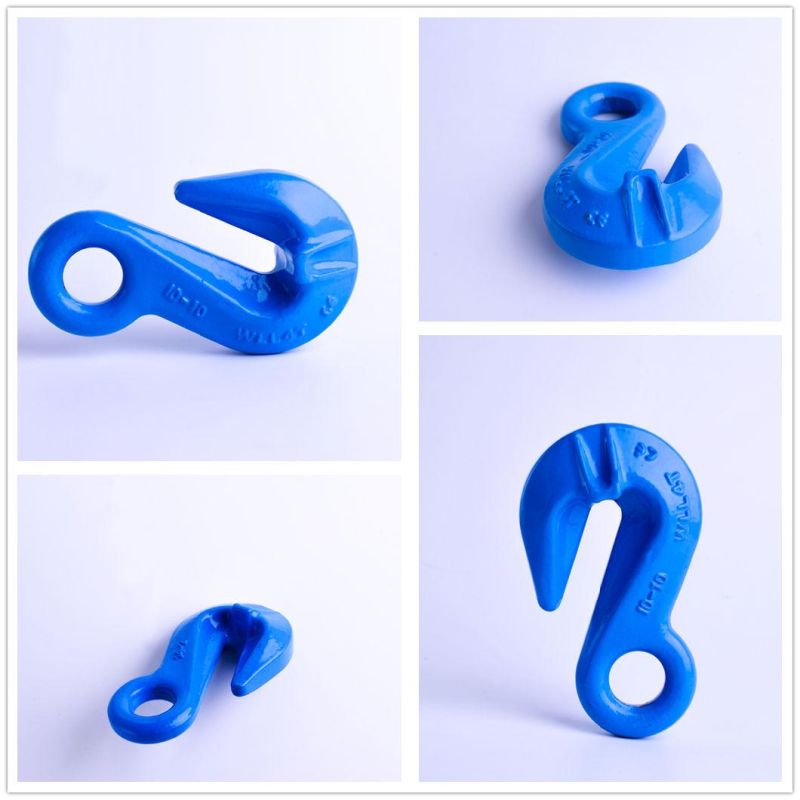 G100 High Quality Rigging Drop Forged Alloy Steel Chain Shortening Lifting Clevis Grab Hook with Wing