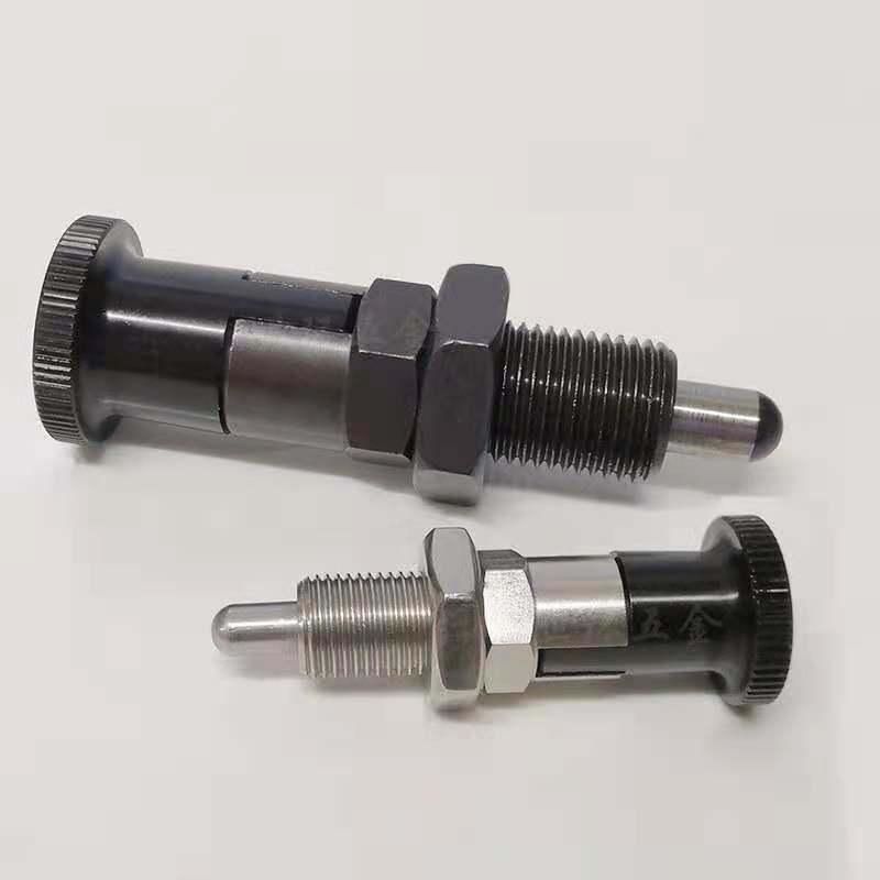 High Precision Retractable Index Plunger of Spring Loaded Indexing Plungers Pin with Hex Collar