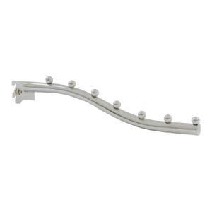 Retail Chrome Display Hook for Slotted Channel for Supermarket
