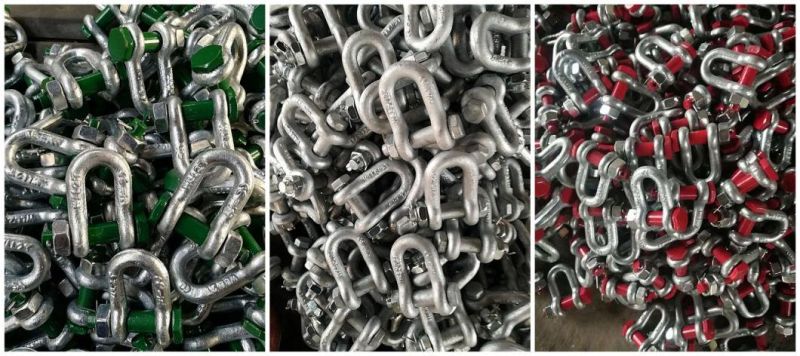 U. S. Type Forged Bolt Type Safety Chain Shackle G2150